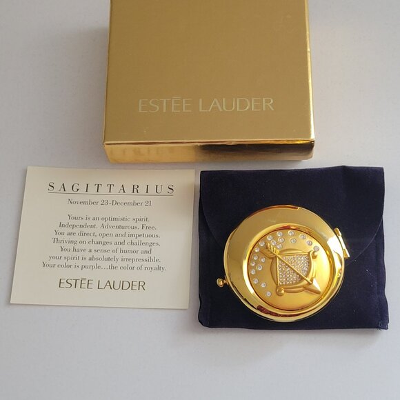 Estee Lauder Sagittarius Lucidity Translucent Pressed Powder Compact New w Box - Picture 2 of 7